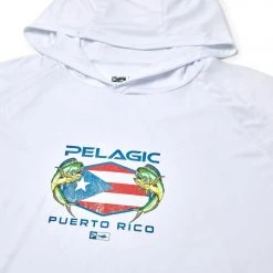 Apparel Vaportek Puerto Rico Hooded Fishing Shirt