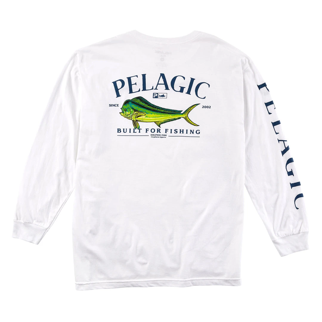Apparel Mens Dolphin Fish Long Sleeve Fishing T-Shirt 3 Apparel Mens Dolphin Fish Long Sleeve Fishing T-Shirt