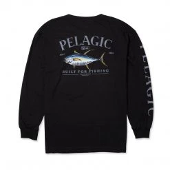 Apparel Yellowfin Tuna Long Sleeve Fishing T-Shirt Mens