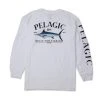 Apparel Mens Blue Marlin Long Sleeve Fishing T-Shirt