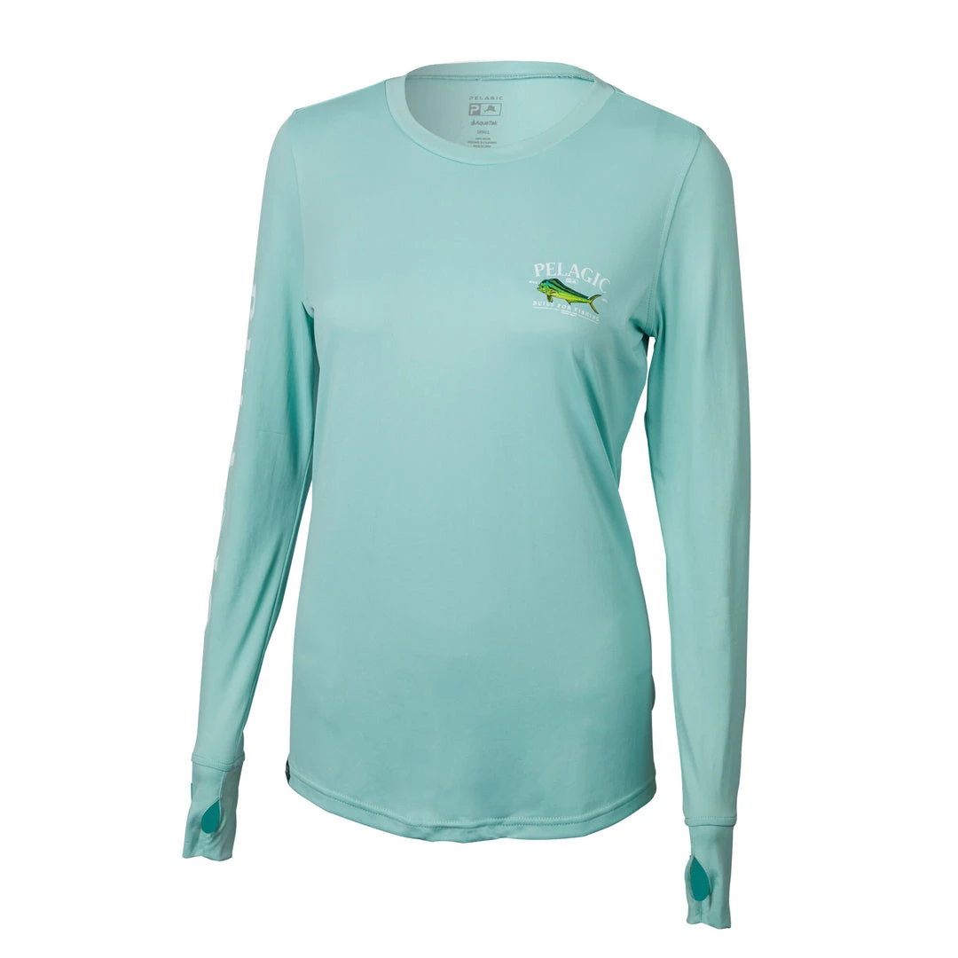 Apparel Aquatek Dolphin Fish Fishing Shirt - Women's Apparel Aquatek Dolphin Fish Fishing Shirt - Women's
