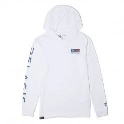 Apparel Youth Aquatek Icon Hooded Fishing Shirt Sun Protection System