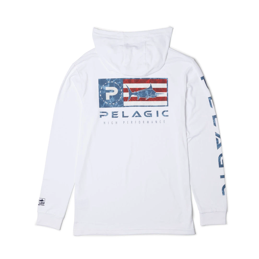 Apparel Youth Aquatek Icon Hooded Fishing Shirt Sun Protection System Apparel Youth Aquatek Icon Hooded Fishing Shirt Sun Protection System