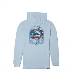 Apparel Youth Aquatek Puerto Rico Hooded Fishing Shirt