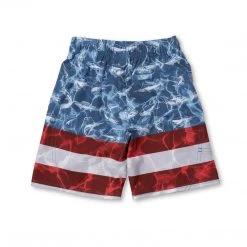 Apparel Kid's Sharkskin Americamo Fishing Shorts