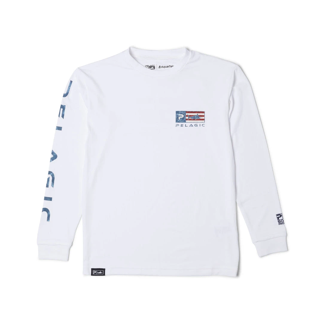 Apparel Sun Protection System Kid's Aquatek Icon Fishing Shirt Apparel Sun Protection System Kid's Aquatek Icon Fishing Shirt