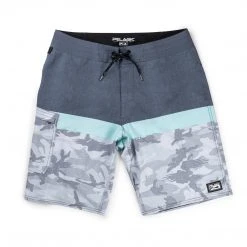 Apparel Blue Water Camo Fishing Shorts Mens