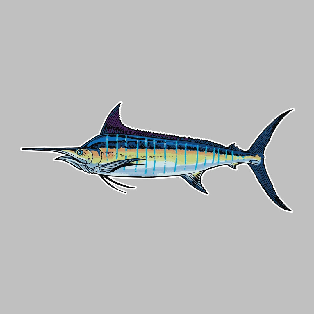 Apparel Accessories Decal - Blue Marlin Apparel Accessories Decal - Blue Marlin