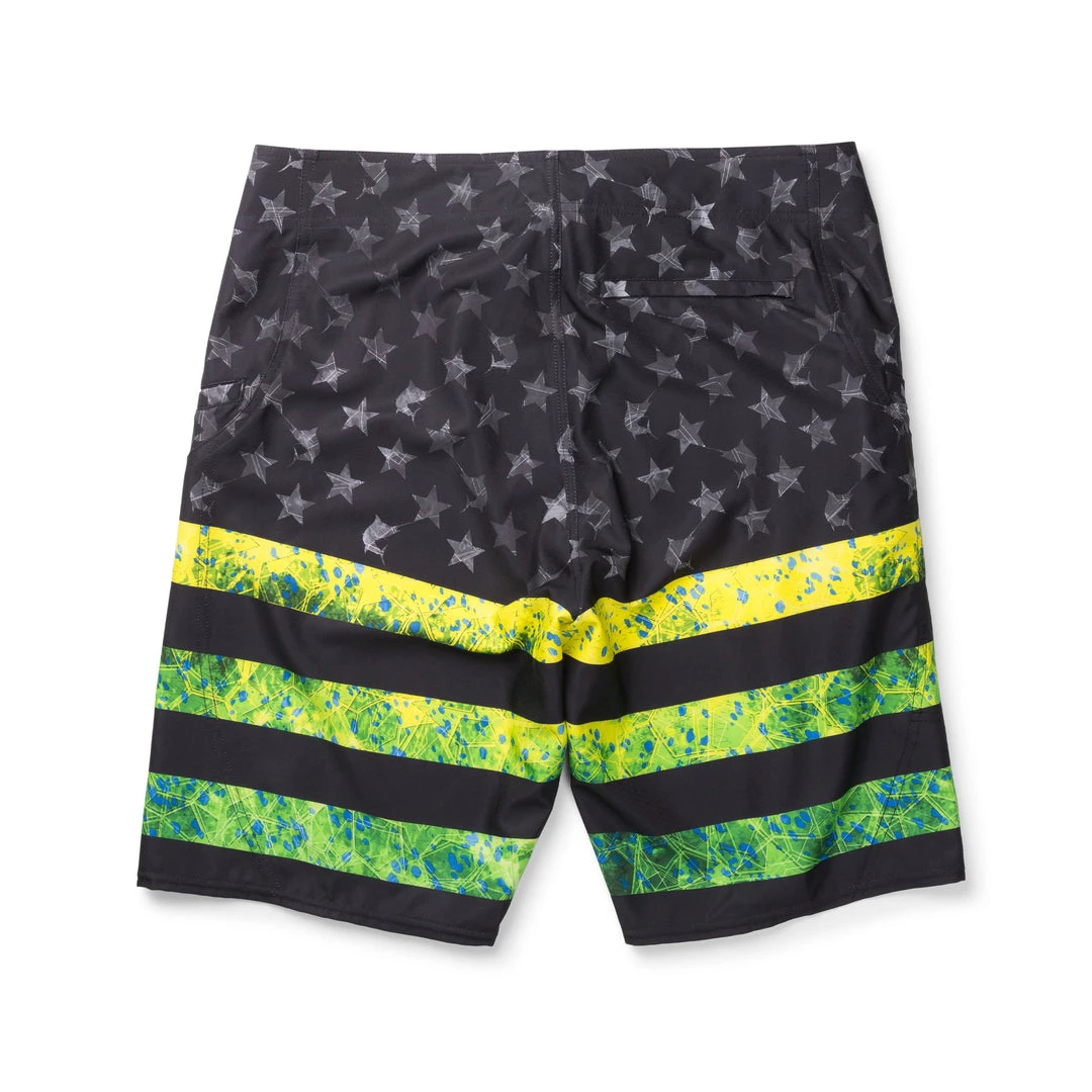 Pelagic Mens Sharkskin Americamo Fishing Shorts Pelagic Mens Sharkskin Americamo Fishing Shorts